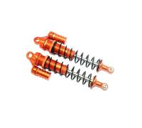 Amortiguador RC Para Losi Para Super Para Baja Para Rey 9320977 1:6 Forma L Amortiguador Trasero Aleación Presión Negativa Coche Control Remoto(Orange)
