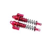 Amortiguador RC Para Losi Para Super Para Baja Para Rey 9320977 1:6 Forma L Amortiguador Trasero Aleación Presión Negativa Coche Control Remoto(Red)