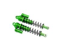 Amortiguador RC Para Losi Para Super Para Baja Para Rey 9320977 1:6 Forma L Amortiguador Trasero Aleación Presión Negativa Coche Control Remoto(Green)