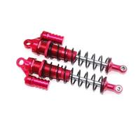 Amortiguador RC Para Losi Para Super Para Baja Para Rey 9320977 1:6 Forma L Amortiguador Trasero Presión Negativa Aleación Metálica Piezas Coche Control Remoto(Red)