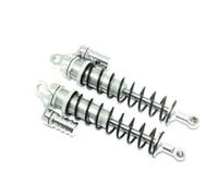 Amortiguador RC Para Losi Para Super Para Baja Para Rey 9320977 1:6 Forma L Amortiguador Trasero Presión Negativa Aleación Metálica Piezas Coche Control Remoto(Silver)