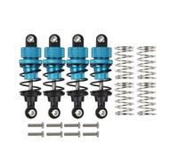 Amortiguador Rc Para Tamiya Para TT-02 Para TT-01 M05 M06 1/10 4 Piezas Amortiguadores De Aceite De Aluminio Para Coches De Carreras RC Drift Reemplazo De Piezas De Chasis(Blue)