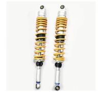 Amortiguador Resorte 7mm 360mm 370mm 380mm 390mm 400mm 410mm 420mm Amortiguador para Motocicleta Suspensión Trasera Ajustable para Bicicletas Amortiguadores(420mm)