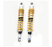 Amortiguador Resorte 7mm 360mm 370mm 380mm 390mm 400mm 410mm Amortiguador para Motocicleta, suspensión Trasera Ajustable para Bicicletas Amortiguadores Motocicleta(390mm)
