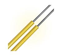 Amortiguador Resorte Gas 2 Piezas Para Suzuki Para Ignis FH MH Hatchback 2000-2008 Puntales Maletero Resortes Gas Portón Trasero Soportes Elevación(Yellow Carbon Fiber)