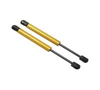 Amortiguador Resorte Gas 344 Mm Para Aston Para Martin DB9 Coupé Para Convertible 2009-2017 Barras Soporte Elevación Capó Delantero Amortiguadores 4G4316C826AB(Yellow carbon fiber)