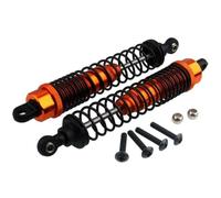 Amortiguador Roscado RC Compatible Con HPI BMT0006 1/10 RC Car Upgrade Modification Replacement Accessories Parts 2pcs Amortiguador De Aluminio(Yellow)