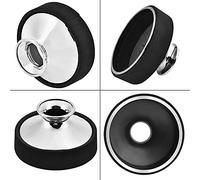 Amortiguador Silencioso , Silenciador Flauta Silenciador Saxofón Alto Muteflute Silenciador de Saxofón ABS Ligero Eficaz y Práctico para los Amantes del Saxofón Alto (Plata)