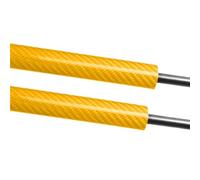 Amortiguador Trasero Ajuste para Land Rover Discovery 3 4 04-13, soporte de barra de presión de aire, estilo maletero, amortiguadores de resorte de Gas para coche(Yellow)