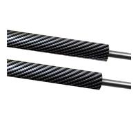 Amortiguador Trasero Ajuste para Range Rover L322 MK3 2002-2012, soporte de varilla de presión de aire, estilo maletero, resortes de Gas para coche, amortiguadores de resorte(Black Silver)