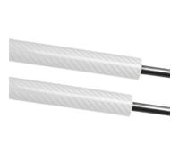 Amortiguador Trasero Ajuste para Saab 99 1969-1980, soporte de varilla de presión de aire, estilo maletero, puntales de Gas para coche, amortiguadores de resorte(White)