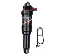 Amortiguador Trasero De Aire For Bicicleta De Montaña MTB Rebote/bloqueo Remoto/presión De Compresión De Aire Ajustable 165mm/190mm/200mm/210mm Suspensión Trasera Negro(165mm)