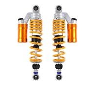 Amortiguador Trasero De Ajuste Motocicleta para Yamaha Nmax Xmax para Aerox Pcx125 150 Dirt Bike Gokart Quad ATV(320mm Yellow 1pair)