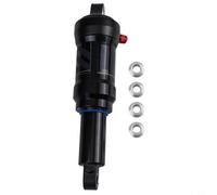 Amortiguador trasero de bicicleta de montaña, presión de aire ajustable de 165/190 mm, viaje de 35/50 mm, para bicicletas eléctricas de descenso, aleación de aluminio, negro (165 mm estilo 1)
