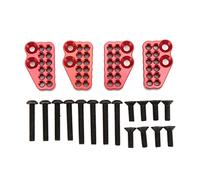 Amortiguador trasero delantero poroso de Metal, 4 Uds., códigos fijos para coche Axial Capra 1,9 UTB AXI03004 RC (Roja)