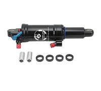 Amortiguador trasero para bicicleta de montaña Aleación de aluminio Negro 190 mm Accesorios para XC Trail Premium Durable Ligero Amortiguación ajustable Presión Bloqueo de