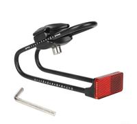 Amortiguador trasero para bicicleta MTB y bicicletas de carretera, dispositivo de suspensión ajustable con capacidad de carga de 500 libras, negro, 176 x 99 mm