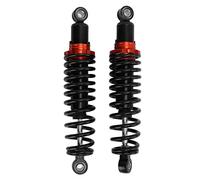 Amortiguador universal para motocicleta, Amortiguadores traseros de acero inoxidable, Amortiguador electromóvil para bicicleta eléctrica de 27 cm/10,63 pulgadas con tapa de goma a