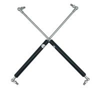 Amortiguadores 2 Amortiguadores Universales 300-600 Mm Y 200 N para Coche Capó Delantero Maletero Maletero Barra Soporte Elevación Resorte Gas Alfombrilla Maletero(550mm)