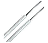 Amortiguadores 2 Uds Puntales Maletero Para Benz Serie W164 Para ML 320 350 450 500 550 SUV 2006-2009 2010 2011 Barra Soporte De Elevación De Maletero Trasero Resortes De Gas(Silver Carbon Fiber)
