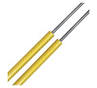 Amortiguadores 2pcs De 590 Mm De Troncal Con Resorte Para Asiento Para Leon MK3 5F Para Estate 2013-2020 Tail-Ta Taurgate Tailgate Spring Support Shock Absorber Resortes De Gas(Yellow Carbon Fiber)