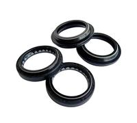 Amortiguadores 43x54x11 para Suzuki GSF GSX 1200 Bandido 1250 | Cubierta Antipolvo Del Sello De Aceite Del Amortiguador Delantero(Black- 1 set)