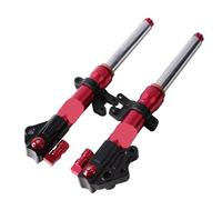 Amortiguadores Aire Amortiguador de suspensión delantera 27 núcleos, 370/400mm, ajuste choque delantero para patinete para para RSZ para JOG Niu U+b para M2 M+ 009