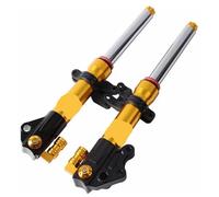 Amortiguadores Aire Amortiguador de suspensión delantera 27 núcleos, 370/400mm, ajuste choque delantero para patinete para para RSZ para JOG Niu U+b para M2 M+ 009