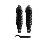 Amortiguadores Amortiguador Trasero Motocicleta 298 Mm Suspensión con Muelle Ajustable Y Amortiguación Hidráulica para XL883C para XL883R para XL1200C/R/N/V Amortiguadores Motocicleta(Black)