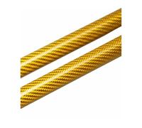 Amortiguadores Coche Con Resortes Portón Trasero Maletero Soportes Elevación Amortiguadores Varilla Para SEAT Para León Mk3 5F Para Estate 2013-2020 Amortiguadores Maletero(Yellow carbon fiber)
