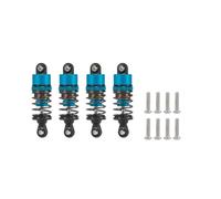 Amortiguadores De Aceite Ajustables De 4 Piezas Para 1/10 52/55/62/70/75/85/95/100/110/120 Mm Para Buggy Truggy Para Turismo Drifting Monster Trucks Etc Amortiguador Rc(Blue,52mm)