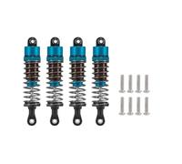 Amortiguadores De Aceite Ajustables De 4 Piezas Para 1/10 52/55/62/70/75/85/95/100/110/120 Mm Para Buggy Truggy Para Turismo Drifting Monster Trucks Etc Amortiguador Rc(Blue,75mm)