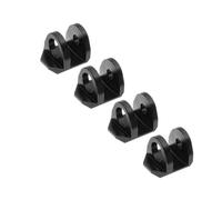 Amortiguadores de aleación de aluminio para asiento RC para ARRMA 1/18 Granite Grom 1/14 Typhon Grom 1/16 Mojave Grom RC Car (negro)