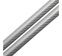 Amortiguadores De Gas Para El Portón Trasero Del Para Toyota Mark II X90 Sin Alerón (1992-1996). Soportes De Elevación, Resortes De Gas, 265 Mm. Resorte De Gas Amortiguador(Carbono de plata)