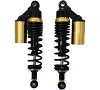 Amortiguadores de motocicleta Amortiguador de motocicleta para Harley para Davidson, resorte 8 mm, 1 par(color dorado)