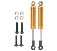 Amortiguadores de resorte internos de aluminio para coche SLASH 2WD RC, 2 uds., 92mm (Oro)