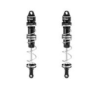 Amortiguadores de resorte traseros de aleación de aluminio 6061-T6 de doble sección de 135 mm para LOSI 1/6 8IGHT-X Super Lasernut 4WD Buggy sin escobillas RTR-LOS04019 actualizaciones - Negro