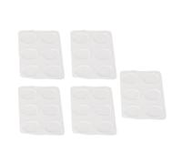 Amortiguadores de Tambor, Almohadillas de Gel de Silenciamiento, Silicona Suave Auto Adhesiva para el Control del Tono con Almohadillas Silenciamiento Reutilizables (Transparente)