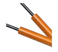 Amortiguadores Gas Capó Para Jeep Para Wrangler Para JL 2018-2026 Capó Delantero Soporte Elevación Amortiguador Amortiguadores Varillas De Apoyo Verin(Orange Carbon Fiber)