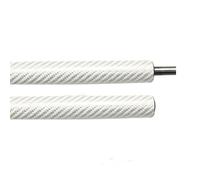 Amortiguadores Gas Portón Trasero Para Sollers ST9 2021-presente Camioneta Trasera Acero Inoxidable Amortiguador Puntales Gas Desaceleración 2 Piezas Asistencia Choque(SILVER CARBON FIBER)