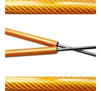 Amortiguadores Gas Resortes Gas Para Cupra Para Formentor 2020-2023 Capó Delantero Modificar Puntales Gas Fibra Carbono Soporte Elevación Amortiguador Accesorios Amortiguador(Orange carbon fiber)