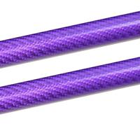 Amortiguadores Maletero Para Peugeot Para E-208 2019-presente Hatchback Portón Trasero Maletero Soportes Elevación Amortiguadores Portón Trasero Amortiguadores(Purple Carbon Fiber)