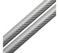 Amortiguadores Maletero Para Skoda Para Karoq Para NU7 SUV 5 Puertas 2017-presente Portón Trasero Maletero Soportes Elevación Portón Trasero Amortiguadores(Silver Carbon Fiber)