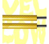 Amortiguadores Maletero Para VW Nuevo Para Beetle Hatchback 3 Puertas 1998-2011 Con Alerón Portón Trasero Maletero Puntales Gas Resortes Soportes Elevación Portón Trasero Gasfeder(Yellow Carbon Fiber)