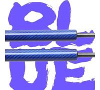 Amortiguadores Maletero Para VW Nuevo Para Beetle Hatchback 3 Puertas 1998-2011 Con Alerón Portón Trasero Maletero Puntales Gas Resortes Soportes Elevación Portón Trasero Gasfeder(Blue carbon fiber)