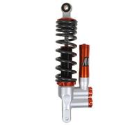 Amortiguadores Moto Suspensión trasera Universal for motocicleta de 320mm, amortiguadores rebote aire nitrógeno, cilindro Gas modificado, amortiguador amortiguación(Orange)