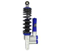 Amortiguadores Moto Suspensión trasera Universal for motocicleta de 320mm, amortiguadores rebote aire nitrógeno, cilindro Gas modificado, amortiguador amortiguación(Blue)