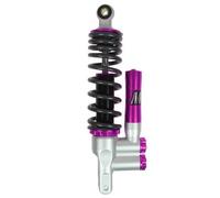Amortiguadores Moto Suspensión trasera Universal for motocicleta de 320mm, amortiguadores rebote aire nitrógeno, cilindro Gas modificado, amortiguador amortiguación(Purple)
