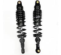 Amortiguadores Moto Un par de amortiguadores suspensión trasera for motocicleta 305 mm, 320, 330, 340, 345, 350, 365 y 8(305mm black)