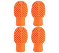 Amortiguadores para baquetas - Cubre puntas para baquetas, 4 puntas de silicona para baquetas para silenciar el sonido del | Consejos prácticos y silenciosos para baquetas